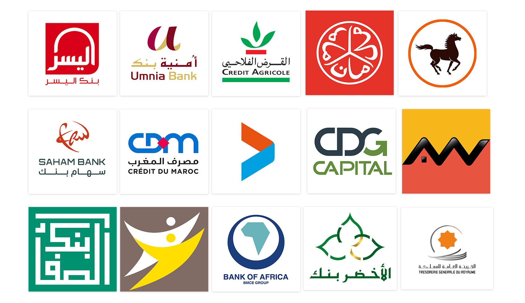 Banques marocaines supportées : Attijari, BMCE, CIH, Banque Populaire, etc.